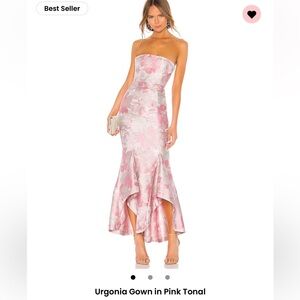 Lovers + Friends Urgonia Gown in Pink Tonal